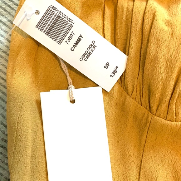 Wilfred Cammy Dress in Cairo Gold NWT SOLD - Picture 3 of 7